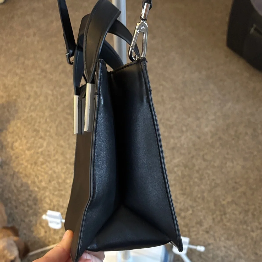 Calvin Klein Black Satchel Bag - Picture 3 of 7